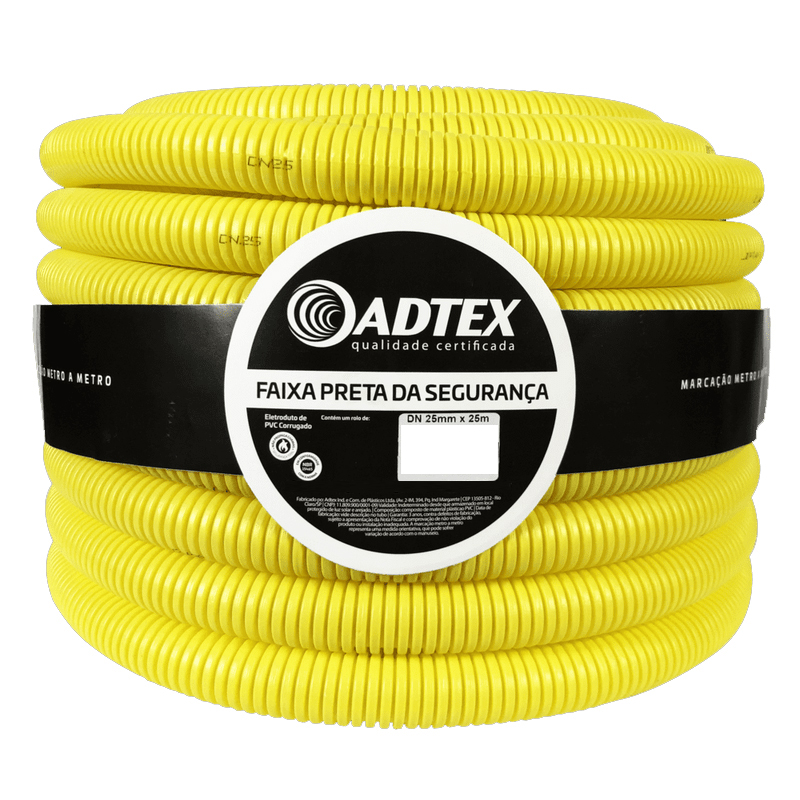 CONDUITE 25MM 3 4 AMARELO 50MTS ADTEX IPÊ Telhas