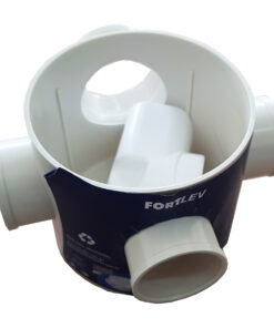 Corpo Caixa Sifonada 100X100X50MM Cod. 11581151 Fortlev