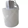 PENDENTE XADREZ VIDRO ALUM 1 LAMP XE27 AVANT