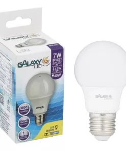 Lampada Super Led Bulbo Pera E27 7w 6500k Biv Galaxy 11 4561201110 1
