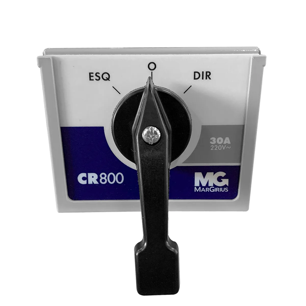 Chave Alavanca Reversora 30a Cr-830 Trifásica Margirius 1 CHAVE ALAVANCA REVERSORA 30A CR-830 TRIF. MARGIRIUS