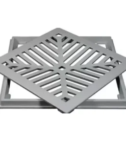 Grelha 25×25 Com Caixilho Alum. Polido Lg