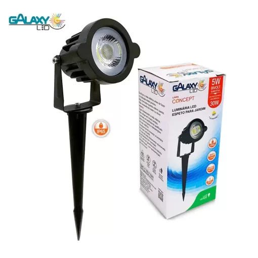 ESPETO LED PARA JARDIM 5W 6500K IP65 BIVOLT COD. 1761 GALAXY