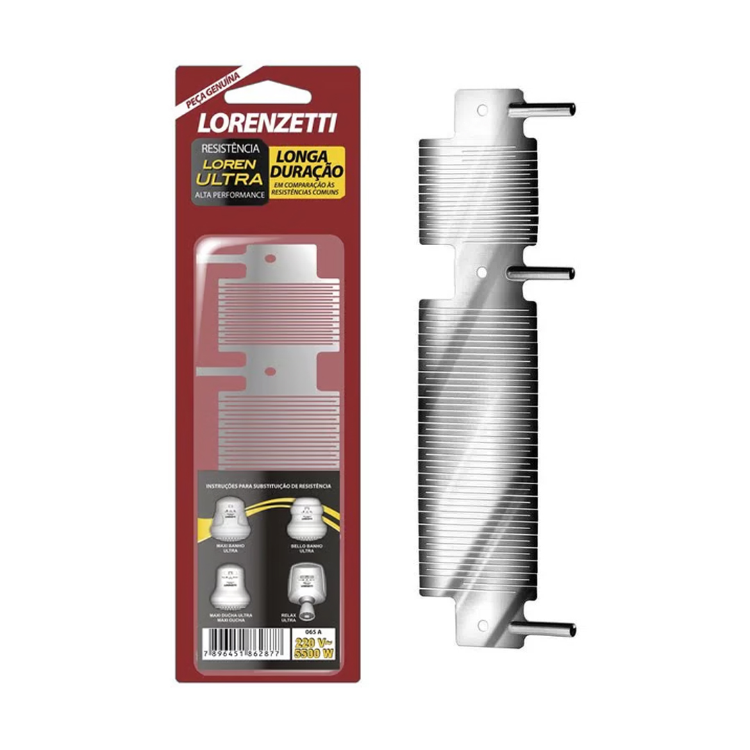 Resistencia Loren Ultra 220V 5500W Lorenzetti 2 Resistencia Loren Ultra 220V 5500W Lorenzetti