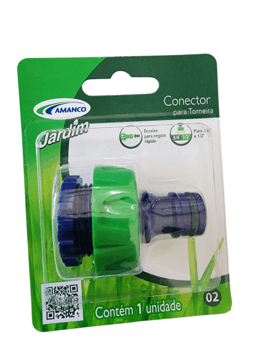 Conector Para Torneira 1/2 e 3/4 Lj Cod. 98644 Amanco